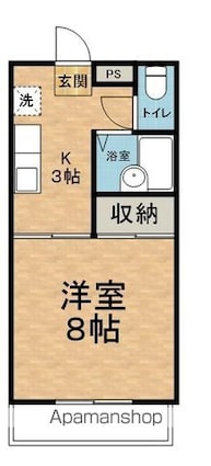 コンチェルト[1K/26.12m2]の間取図