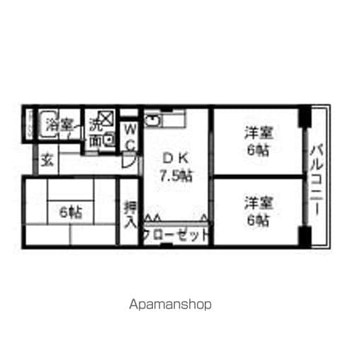SIXTHAVENUEの間取り写真