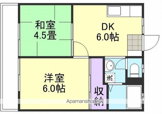宮原マンション中島の間取り写真