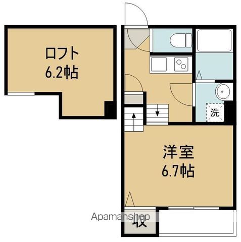 アローラ テラス 卸町の間取り写真