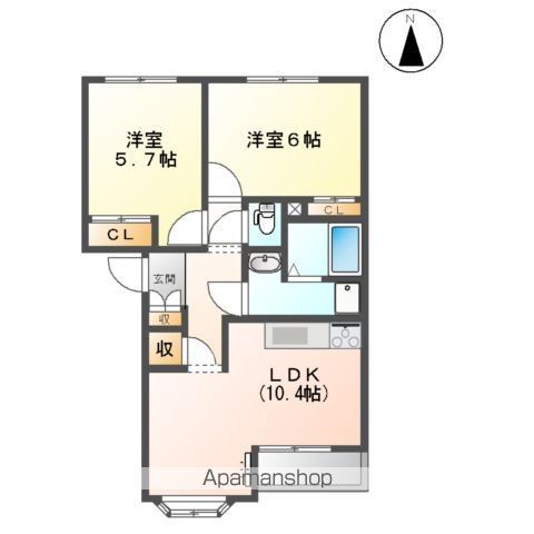 サニーハイツの間取り