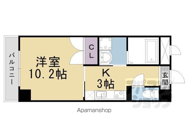 エリーフラッツ京町の間取り写真