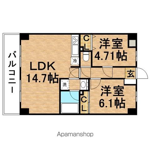 SーFORT船橋塚田の間取り写真