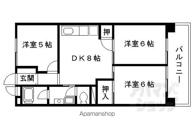 グリシーヌ京都西京極の間取り写真