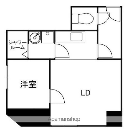 碑文谷ＭＥビル[1LDK/36m2]の間取図
