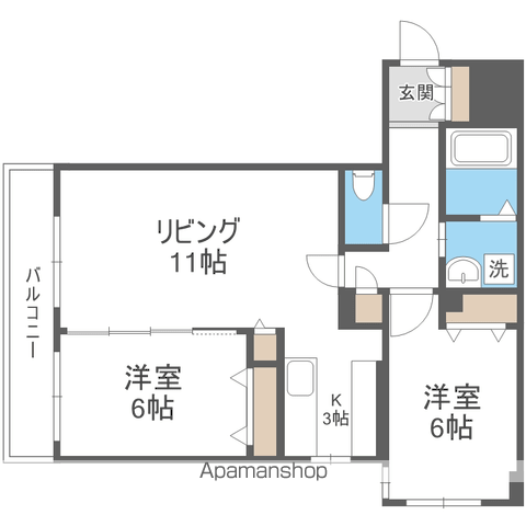 ラディア山鼻の間取り写真