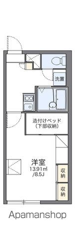 レオパレス北海道22の間取り写真