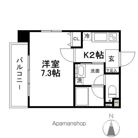 ブルームライフ新栄の間取り写真