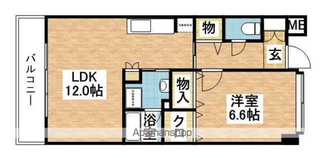 レジデンス空港北の間取り写真