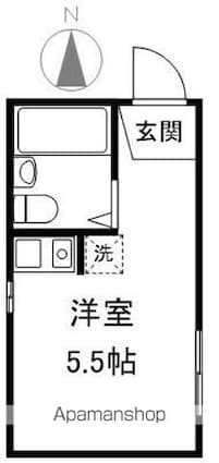 アーバンプレイス高円寺[1R/11.05m2]の間取図