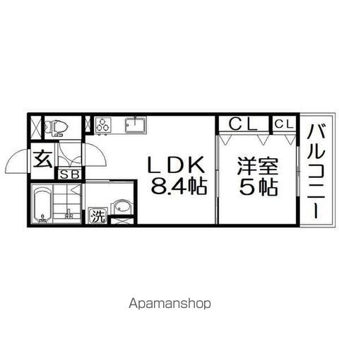 コンフォート打上南町の間取り写真