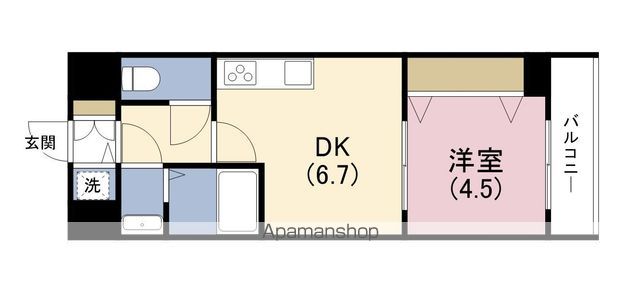 ONE ROOF FLAT FUKUSHIMAの間取り写真