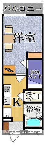 レオパレスヴィルヌーブ大和王寺の間取り写真