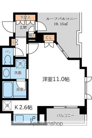 CITY SPIRE 若松町の間取り写真