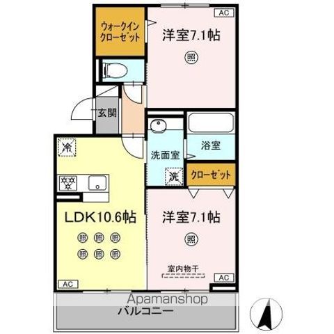 DーROOM琴平1丁目の間取り写真