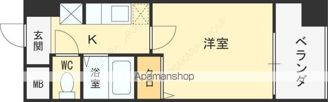 HOPE CITY天神橋の間取り写真