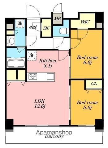S−RESIDENCE上社南AMANTEの間取り写真