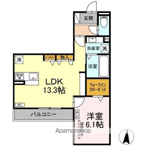 DーHILLS天王の間取り写真