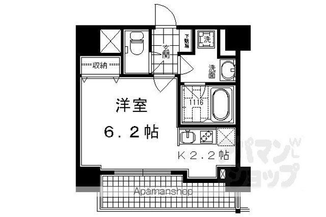 マリーベル京都堀川ウインドアの間取り写真