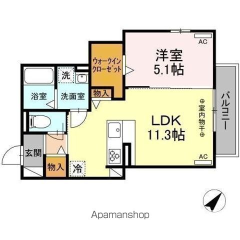 ヴィアルCITY市道の間取り写真