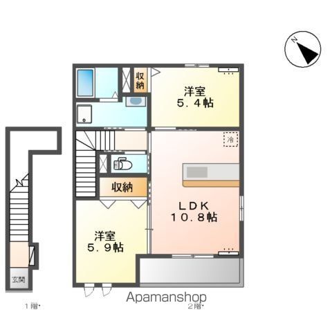プランドール　Ｋの間取り