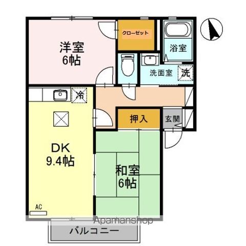 ファミール州見 C棟の間取り写真