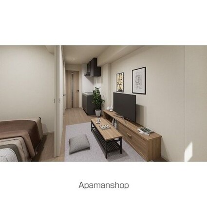 デュオメゾン渋谷松濤[1DK/25.06m2]のリビング・居間