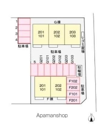 センチュリー２１　Ｇ[2DK/46.92m2]の配置図