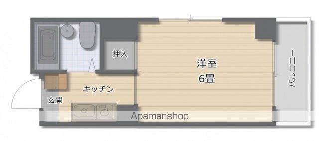 沖ビルの間取り写真