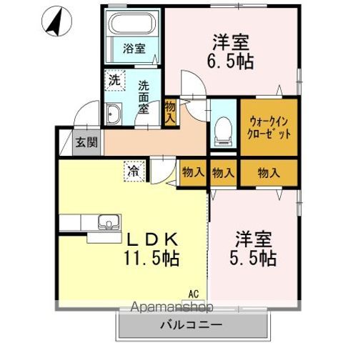 セジュールセラ C棟の間取り写真