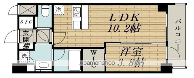 スプランディッド江坂IIIの間取り写真
