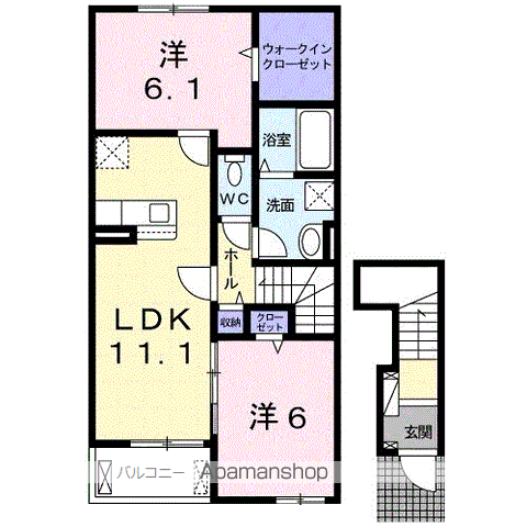 クラール曽屋 IIの間取り写真