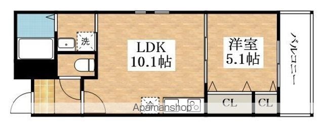 CHARME PARKSIDE Iの間取り写真