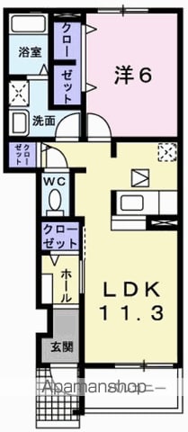 メゾンエレメンツSの間取り写真