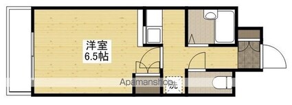 エステートベネフィット５フルタ[1K/20.65m2]の間取図