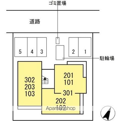 ＥＳＴ（エスト） 101 ｜ 岐阜県岐阜市葭町３丁目10（賃貸アパート1LDK・1階・44.52㎡） その7