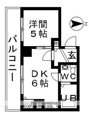 アーバンフラッツ新栄の間取り写真