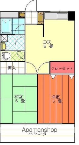 松山西ハイツの間取り写真