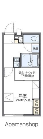 レオパレスタウンコート南矢三の間取り写真