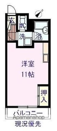 グラミュール本郷[1R/27.14m2]の間取図