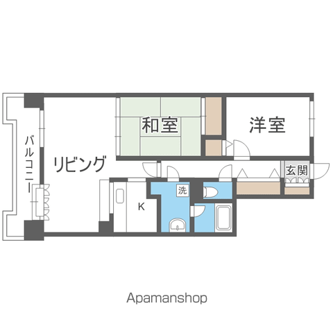 THE RESIDENCE PARK ODORIKOENの間取り写真