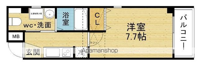 セレブコート豊新の間取り写真