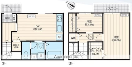 仮称）西瑞江戸建[2DK/58.92m2]の間取図