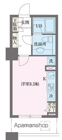 ドゥーエ横浜駅前の間取り写真
