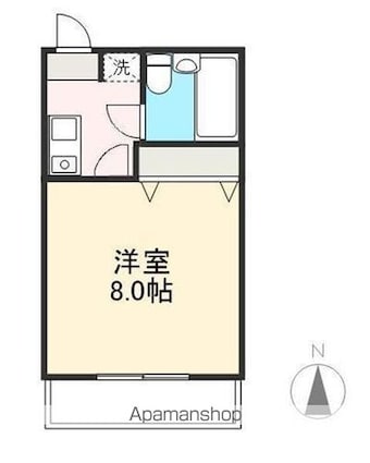 ローテンブルグⅠ[1K/24m2]の間取図