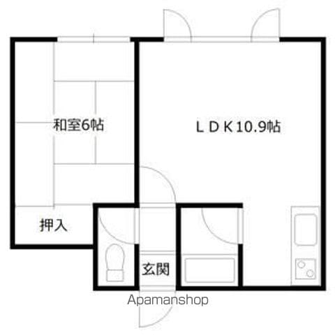 マンション松田の間取り写真