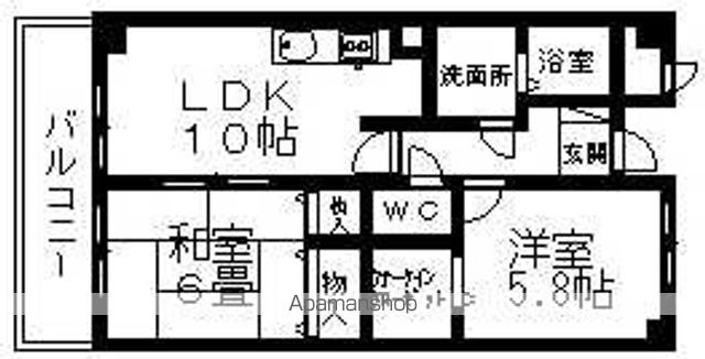 パルテール桑の木の間取り写真