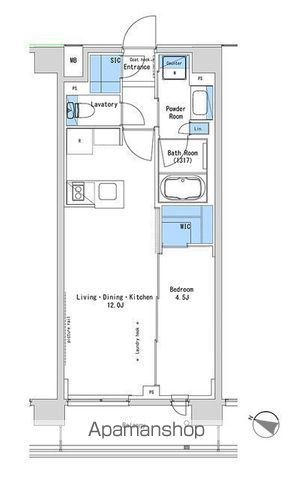 【杉並区和田のマンションの間取り】