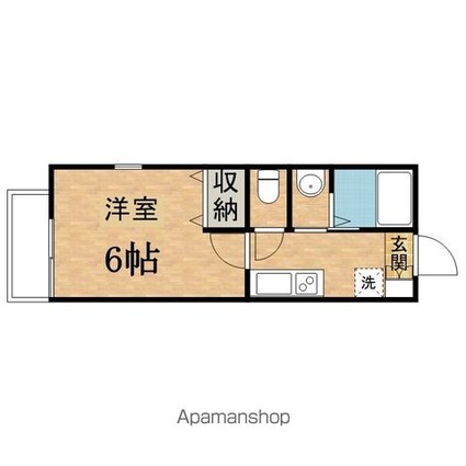 エスタ大塚[1K/21.53m2]の間取図