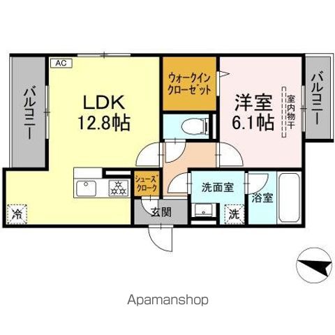 京浜急行電鉄本線 鶴見市場駅 徒歩8分 3階建 新築の間取り写真